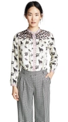 LA PRESTIC OUISTON LOVE MULTI BUTTON DOWN SHIRT