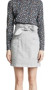 LA VIE REBECCA TAYLOR Denim Knot Skirt