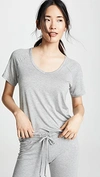 PJ SALVAGE V Neck Tee,PJLUX30438