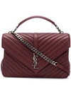 Saint Laurent Collège Medium Bag In Red