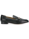 TORY BURCH LOGO HORSEBIT LOAFERS