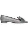 PRETTY BALLERINAS GLITTER POINTED LOAFERS
