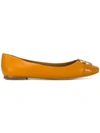 Tory Burch Chelsea Ballet Shoes - Yellow In Yellow