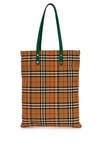 BURBERRY OPENING CEREMONY LARGE RAINBOW VINTAGE CHECK TOTE,ST210258