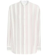 VICTORIA BECKHAM STRIPED SILK SHIRT,P00324134