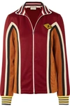 GUCCI Striped stretch-jersey track jacket