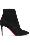 CHRISTIAN LOUBOUTIN ELOISE 85 SUEDE ANKLE BOOTS