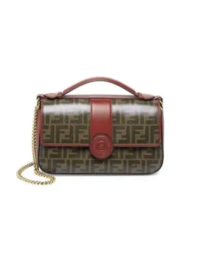 Fendi Women's Ff Shoulder Bag In Strawberry