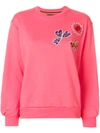 PAUL SMITH EMBROIDERED PATCH SWEATSHIRT