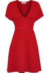OPENING CEREMONY OPENING CEREMONY WOMAN FLUTED MATELASSÉ MINI DRESS RED,3074457345619133902