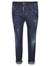 DSQUARED2 DISTRESSED SKINNY JEANS,10648458