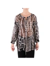 ALBERTA FERRETTI SHEER SILK BLOUSE,10648386