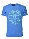 DSQUARED2 PRINTED T-SHIRT,10645758