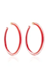 ALISON LOU LARGE JELLY LUCITE HOOP EARRINGS,ALOUCITEJELLYLRG