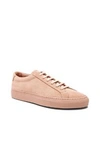 COMMON PROJECTS COMMON PROJECTS ORIGINAL SUEDE ACHILLES LOW IN PINK