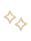 KC DESIGNS Diamond and 14K Yellow Gold Geometric Stud Earrings,0400098850676