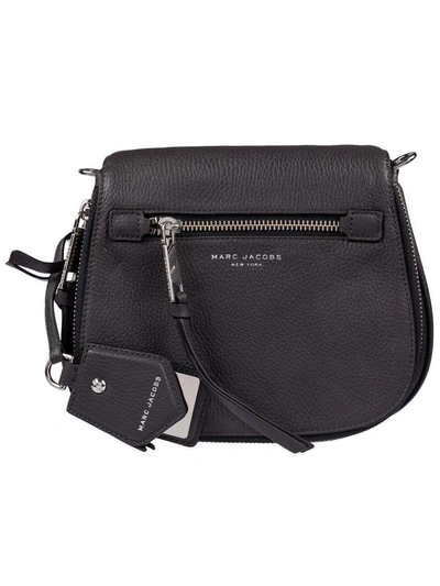 Marc Jacobs Nomad Leather Shoulder Bag In Black