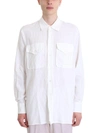 OUR LEGACY WHITE LINE AND COTTON SHIRT,10649522