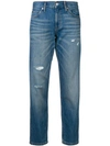 CALVIN KLEIN JEANS EST.1978 CALVIN KLEIN JEANS CROPPED SLIM JEANS - 蓝色