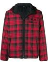 N°21 CHECKED HOODED JACKET