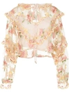 ALICE MCCALL ALICE MCCALL ADORABLE SHEER BLOUSE - WHITE