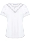 ERMANNO SCERVINO ERMANNO SCERVINO LACE T-SHIRT - WHITE