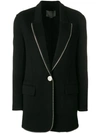 ALEXANDER WANG ZIP TRIM BLAZER