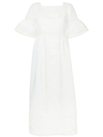 Talitha Sarafina Lace Insert Dress - 白色 In White