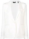 THEORY THEORY PLUNGE SINGLE BREASTED BLAZER - NEUTRALS