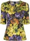 DOLCE & GABBANA PRINTED FITTED TOP
