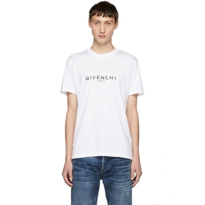 Givenchy Paris Vintage Oversized T-shirt In White