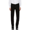 GIVENCHY GIVENCHY BLACK DESTROYED JEANS