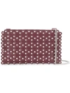 RED VALENTINO RED(V) FLOWER PUZZLE CROSSBODY BAG