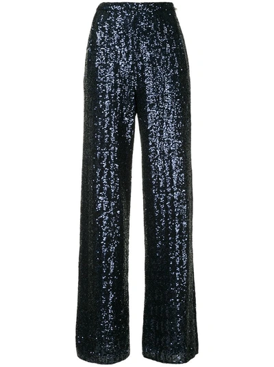 Ingie Paris Sequin-embellished Trousers - Metallic