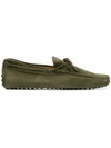 TOD'S TOD'S GOMMINO DRIVING SHOES - GREEN