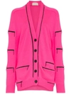 CHRISTOPHER KANE CASHMERE ZIP CARDIGAN