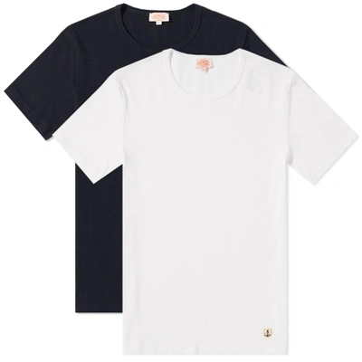 Armor-lux Basic Tee - 2 Pack In Multi