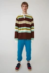 ACNE STUDIOS Rugby shirt brown/mint