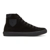 SAINT LAURENT Black Bedford Sneakers