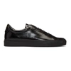 GIVENCHY GIVENCHY BLACK PATENT URBAN KNOTS SNEAKERS