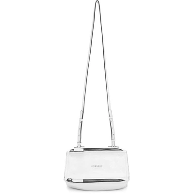 Givenchy White Mini Pandora Bag In 100 White