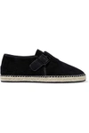 OPENING CEREMONY OPENING CEREMONY WOMAN BUCKLE-DETAILED SUEDE ESPADRILLES BLACK,3074457345619149384