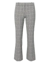 10 CROSBY Plaid Cropped Flare Trousers,TP82101MF-EXCL