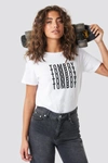 ASTRIDOLSENXNAKD TOMBOY TEE - WHITE