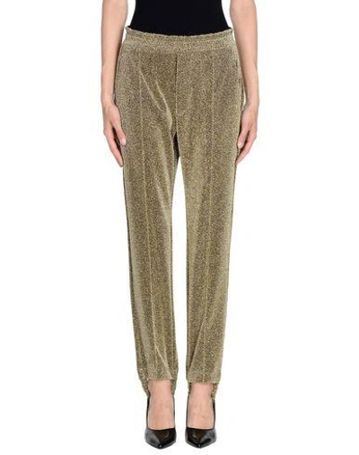 Golden Goose Casual Pants In Gold