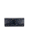 JIMMY CHOO SWEETIE Pop Blue Mix Leopard Print Fine Glitter Acrylic Clutch Bag,SWEETIEIFN S