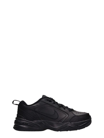 Nike Men's Air Monarch Iv Wide Training Trainers From Finish Line In Black