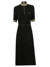 PRADA LONG BELTED DRESS,10649798