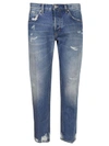 DONDUP DISTRESSED EFFECT JEANS,10650014