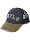 HERON PRESTON HERON PRESTON STYLE EMBELLISHED BASEBALL CAP - BLUE